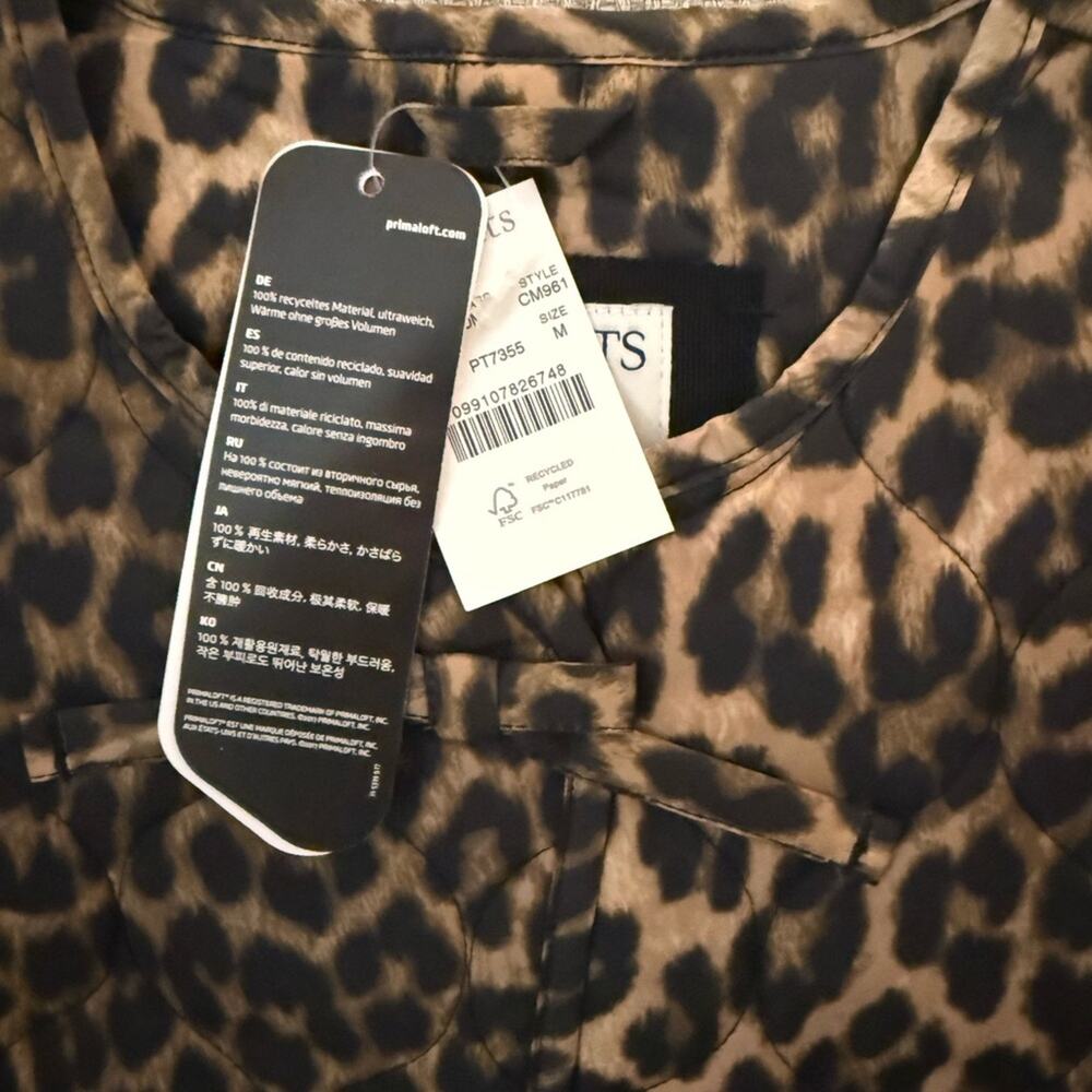 Crewcuts tan leopard print quilted vest - Picture 8 of 11